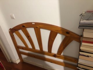 Cabecero de madera 142x110 cm