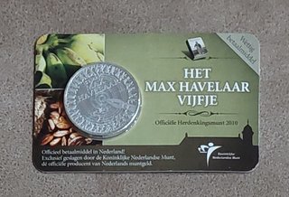 🇳🇱 Países Baixos 5€ Nascimento de Max Havelaar
