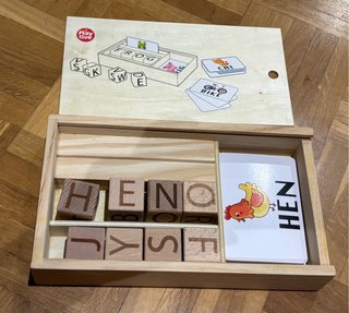 Juego Educativo de Madera en Inglés