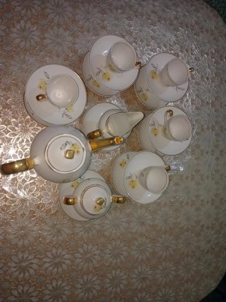 Juego de Café de Porcelana