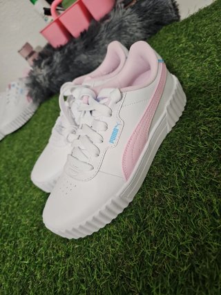 Zapatillas Puma Blancas y Rosas Talla 38