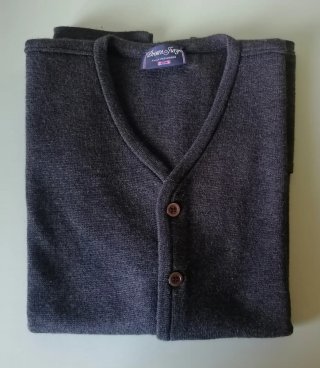 Chaleco de punto gris hombre Brown Fury Talla XL