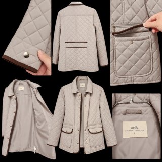 Chaqueta Acolchada Beige Unit Talla L