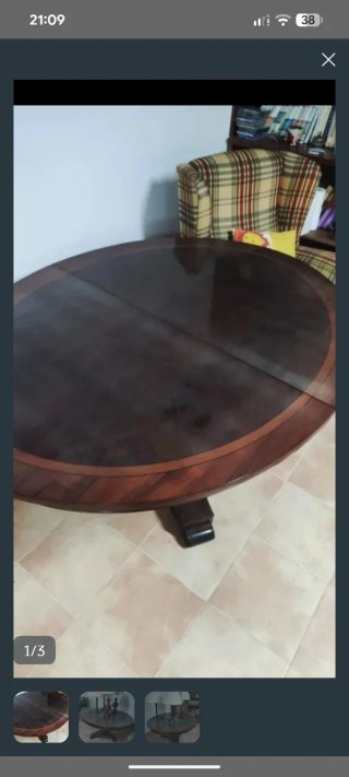 Mesa de Madera Plegable
