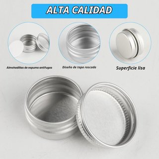 Set de 23 Tarros de Aluminio 5ml