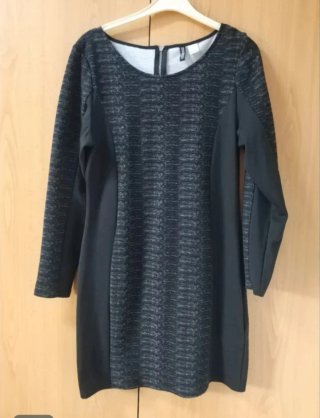 Vestido Divided Negro Suelto
