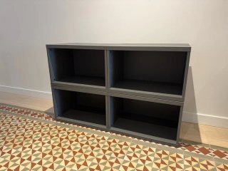 4 Muebles de Almacenamiento Ikea BESTÅ Gris