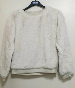 Sudadera Bershka Beige Talla S
