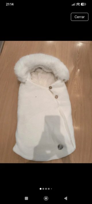 Saco de invierno Pangasa con pelo natural