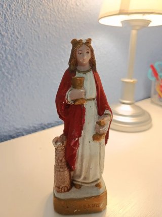 Figura de Santa Bárbara