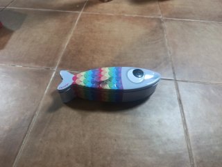 Caja Metálica Infantil Janod con Forma de Pez