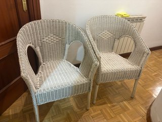 Sillas de Mimbre Blancas