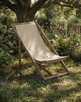 Hamaca Plegable de Exterior en Madera