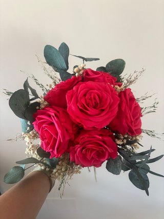 Ramo de Novia con Flores Preservadas