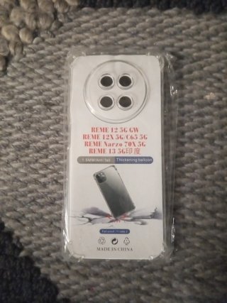Funda para Realme 12 5G, 12X 5G y Narzo 70X 5G