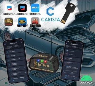 Vgate iCar Pro + Apps (Carista, BimmerCode..)
