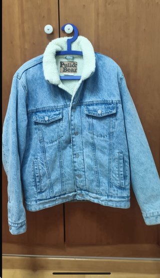 Chaqueta Tejana con Borreguito Pull&Bear