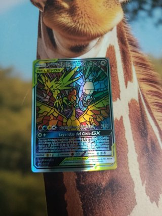 Carta Pokémon Moltres, Zapdos y Articuno GX