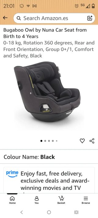 Silla de coche Bugaboo Owl by Nuna