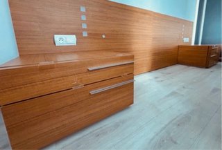 Conjunto Cabecero y Mesillas 160cm