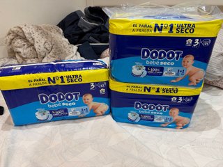 230 Pañales Dodot Bebé Seco Talla 3