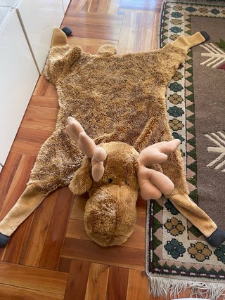 Alfombra Infantil con Forma de Alce
