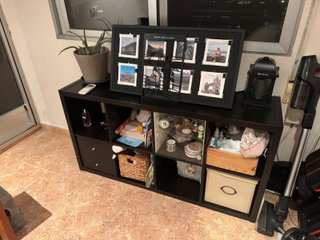 Estantería IKEA Kallax Negro-Marrón