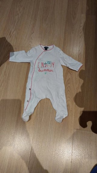 Pijama para bebé niña talla 1 mes
