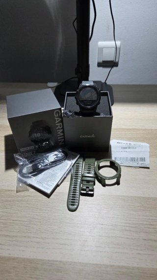 Garmin Fenix 7 Sapphire Solar Titanium + Extras