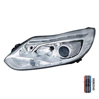 Faro Principal LED Eléctrico Con Motor - Derecho - Ford FOCUS IV 2011-2014