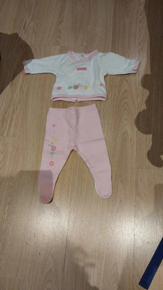 Conjunto de Bebé Niña Talla 0
