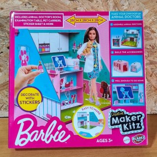 Kit Clínica Veterinaria Barbie Creative Maker Kitz