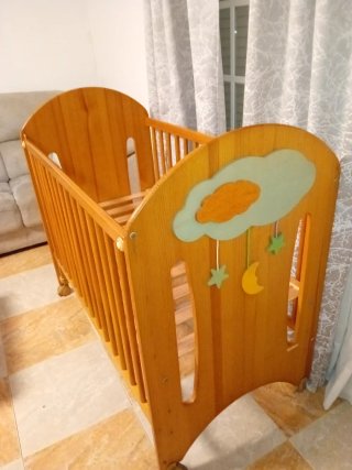 Cuna de Madera Maciza