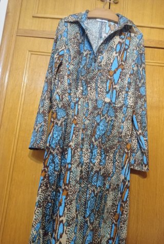 Vestido estampado animal print