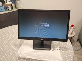 Monitor LG LED 20 EN33. Con cables.