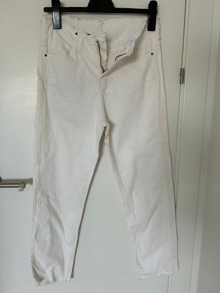 Vaquero Blanco roto/color crema Mom Fit Talla M
