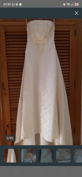 Vestido de Novia Palabra de Honor Talla 38