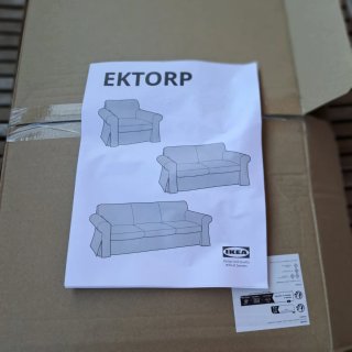 Funda para Sofá 1 Plaza EKTORP IKEA Azul NOVA