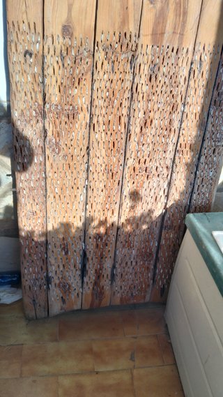 Trillo antiguo de madera