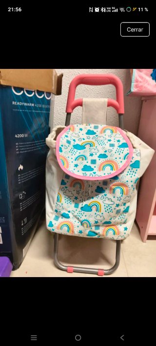 Carrito de compra infantil