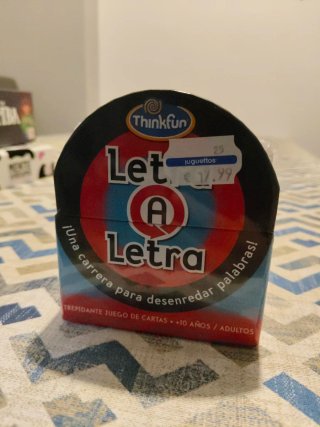 Juego de cartas Letra a Letra (ThinkFun)