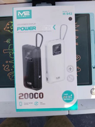 Batería Externa M2-TEC 20000mAh