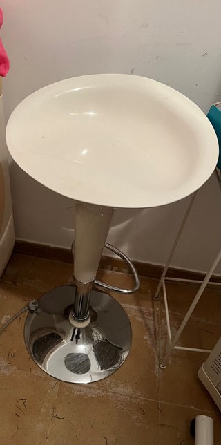 Taburete Alto Blanco