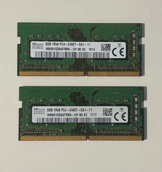 Módulos RAM SK Hynix Korea 16GB (2X8GB) DDR4 2400M
