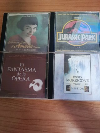 Lote de 4 CDs de Bandas Sonoras
