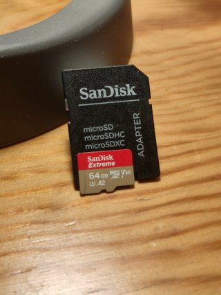 Tarjeta microSDXC SanDisk Extreme 64 GB + Adaptado