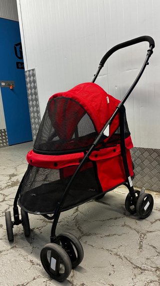 Carrito para Perro Pequeño Rojo