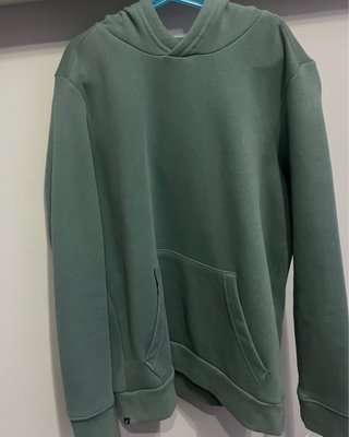 Sudadera verde con capucha y bolsillos - Decatlón