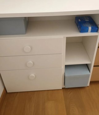 Cambiador Ikea Smastad Blanco