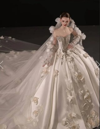 Vestido de novia estilo princesa